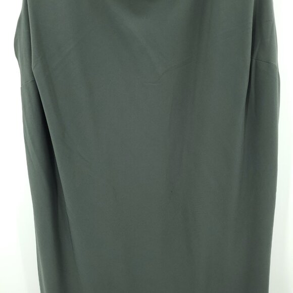 Spanx Yes Pleats Dress Tank Dress Built-In Shorts M Pine Stone Green - Picture 6 of 12